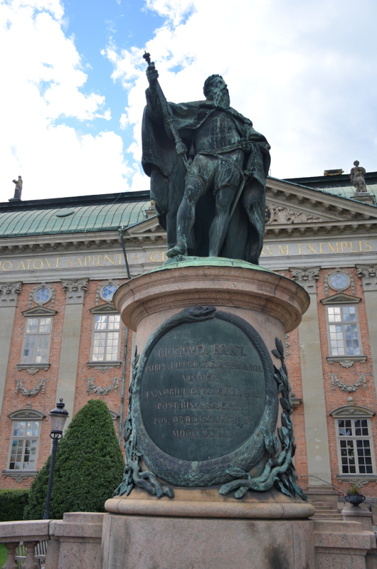 20 - The Gustav Vasa statue located in front of the Riddarhuset (House of Nobility) in Stockholm